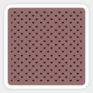 Hearts pattern III Sticker